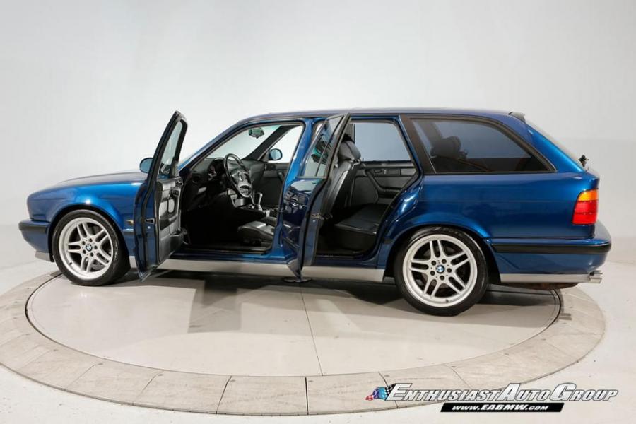  BMW M5 Touring (Avus Blue) (WBSHJ91070BL01767) (E34) 1994 года  (фото 14 из 100)